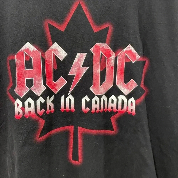 AC/DC 08’ Toronto Black Ice Tour Concert T-Shirt - Picture 6 of 7